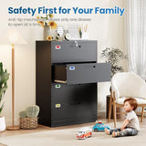 Lateral Filing Cabinets for Home Office, Office Storage Drawers with Lock