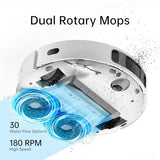 dreame L10s Ultra Robot Vacuum and Mop Combo, Auto Mop Cleaning and Drying, Self-Refilling and Self-Emptying Base for 60 Days of Cleaning, 5300Pa Suction and AI Navigation, Compatible with Alexa
