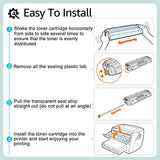 greencycle Compatible Toner Cartridge Replacement for Canon 128 CRG128 Work with ImageCLASS