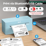 Bluetooth Thermal Shipping Label Printer, 4x6 Shipping Label Printer for Shipping Packages