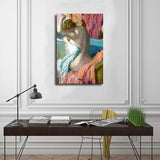 Aosarocc Seated Bather Decorative Canvas Posters Suitable For Bedrooms Living Rooms Bathrooms Kitchens And Offices Decoration 08x12inch(20x30cm) Frame-style