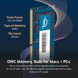 OWC 32GB (2x16GB) DDR4 3200MHz PC4-25600 CL22 1RX8 ECC Unbuffered SODIMM 1.2V 260-pin