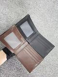 Business Men's Wallets Crocodile Genuine Leather Short Wallet Luxury Card Holder Purse(white-Patch five-pointed star4)