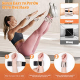BECOJADDE Ankle Weights Set of 2 (1 lb Each) Adjustable Wrist Weights for Women Men Wearable Arm Leg Weight for Pilates, Running, Walking, Workout, Yoga, Beige