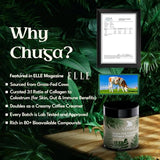 Chuga Grass Fed Colostrum & Collagen Peptides 60 Servings | Enhances Hair & Nails | Glowing Skin | Gut Wall Strengthening