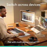 Logitech Signature Slim Solar+ Wireless Bluetooth Keyboard K980, Solar and Artificial Light Powered