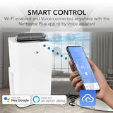 Whynter Portable Air Conditioner 12,000 BTU with Dehumidifier, Cooling Fan & Smart Wi-Fi for 450 Sq Ft Rooms, Includes AC Unit Window Kit, ARC-0850XP (8,000 BTU SACC), White
