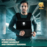 Adjustable Weighted Vest for Men Women – Tactical Vest for Rucking, HIIT & CrossFit, Fits 10x12 Plates, 600D Breathable, Weights Not Included
