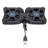 UMKLSW Foldable Laptop Cooling Pad with Fan Mini for 7-15 Inch Laptops