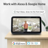 Doorbell Camera Wireless No Subscription, 2K Video Doorbell with Chime, 2-way Audio