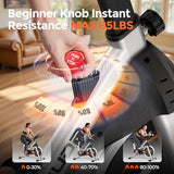 YOSUDA Exercise Bike, Brake Pad Stationary Bike for Home with Exclusive App, Magnetic Indoor Cycling Bike with 300 lb Weight Capacity, Low Noise, Magnetic-Black