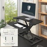 FLEXISPOT 32-inch Height Adjustable Standing Desk Converter