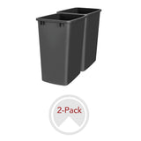 Rev-A-Shelf 2-Pack 35 Quart Polymer Replacement Trash Bin