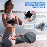 BECOJADDE Ankle Weights for Women Wrist Weights Set of 2 (2 lb Each) Adjustable Arm Leg Weight for Womens Men Suitable, Gradient Black