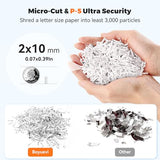 200-Sheet Auto Feed Paper Shredder with Wheels – Heavy Duty Cross-Cut Shredder for Home & Office