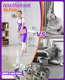 Lichffy 6-in-1 Cordless Electric Spin Scrubber with Long Handle
