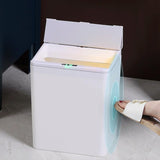 BXFIRS Home Intelligent Sensing Garbage Bin Living Room Kitchen Bedroom Bathroom ABS Trash Can