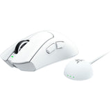 Razer DeathAdder V4 Pro Wireless Gaming Mouse, 8Khz, 57g, White