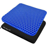 Egg Gel Seat Cushion, Breathable Gel Cushion Chair Pads with Non-Slip Cover for Home Office Car Wheelchair
