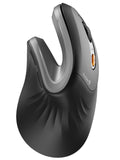 ProtoArc EM11 NL Wireless Ergonomic Vertical Mouse, Rechargeable, Gray
