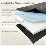 GEMBED Tri Folding Mattress King Size - 6 Inch Foldable Floor Sofa Bed