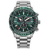 Citizen Eco-Drive Pilot Chronograph Watch with Atomic Timekeeping