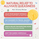 MommaBear Nausea & Motion Sickness Lollipops – Non-GMO Lemon & Ginger Candy for Nausea – Organic Lollipops for Kids 3+ & Pregnancy Must Haves to Ease Queasiness – Freshness, Sealed in (5 Pack)
