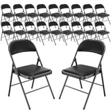 Bonnlo Folding Chair with Comfortable Padded Cushion and Back