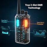 AnyTone AT-D878S VHF DMR Radio, 10W, True 2-Slot Tier II, GPS/APRS