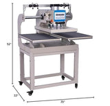 16x24 Pneumatic Heat Press Machine withSliding Dual Platen for T Shirts