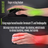 RBT Ergonomic Mouse Forearm-Based Clicking Reduces Finger & Wrist Strain-RSI Relief, High-Speed Control, Unique Vertical Grip, Shoulder-First Design for All-Day Comfort PPE, LMN with FSA, HSA or HRA