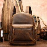 Handmade Casual Men's Backpack Retro Backpack College Travel Bag Large Bag