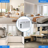 6000 BTU Window Air Conditioner with WiFi, Window AC Unit Cools Up to 250 Sq. Ft., Energy Saving with Remote & App Control & Timer Function, Perfect for Small Rooms, Living Room, Office