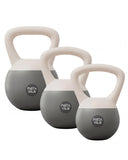 PAETA Soft Kettlebell for Home Gym – Anti-Slip Grip & Wide Handle Design, Soft-Sided Cushioned Base Kettlebell, Soft Kettlebell set, 45lbs White