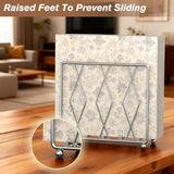 LWSFF Napkin Holder for Table, 2 Pack Modern Metal Napkin Holders for Paper Napkins & Kitchen Dining & Countertops, Cocktail Upright Napkin Holder Dispenser Suitable for All Room Decors (Silver)