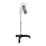 Standing Hair Color Processor, 850W 360° Professional Salon Vertical Hair Dryer with Digital Screen& 4 Universal Wheels, Adjustable Height/Angle/Multifunctional Hair Dryer for Salon&Home Use (White)