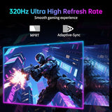 KTC 27 Inch 4K MiniLED Gaming Monitor, UHD Dual Mode White, M27P6
