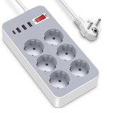 Multi -tap Outlet Plug Extension Cable Socket for Home Network Filter 220v