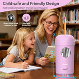 Electric Pencil Sharpener, Fully Automatic Pencil Sharpener for 7-8mm Pencils & Colored Pencil, Auto in & Out,