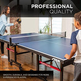 STIGA ‎Advantage Pro Series Ping Pong Tables - 13, 15, 19, and 25mm Tabletops - Quickplay 10 Minute Assembly - Playback Mode - Recreational to Tournament Level, Blue