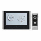 WOLILIWO Video Intercom System, 7 Inches Wired Video Doorbell Camera with Monitor, Wired Video Door Phone HD Camera Kits Support Unlock, Monitoring, Dual-Way Intercom for Villa Home Office Apartment