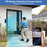Doorbell Camera Wireless, Head-to-Toe Video - No Subscription Required,2K HD Live View