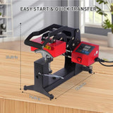 16x24 Pneumatic up Sliding Dual Platen Heat Press Machine