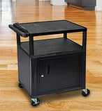 H AV Cart - 3 Shelves Cabinet Electric Visit the Luxor Store