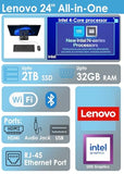 Lenovo IdeaCentre 24 All-in-One Desktop Computer Intel 16GB 512GB SSD AIO