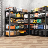 Set of 4 Heavy Duty Garage Shelving 5T Storage Shelves