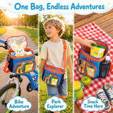 Kids Bike Basket - Bike Basket Front Fits Most Bikes & Scooters - Blue
