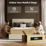 BedStory Firm King Mattress 13 inch, Deep Sleep Hybrid Mattresses in a Box