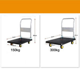 Handling Vehicle Flatbed Truck Folding Platform Truck Heavy Aluminum Duty Moving Platform Cart