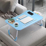 Portable Bed Desk for Laptop, Computer Tray with Cup Holder Notebook Stand Reading Holder for Couch Floor